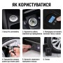 Електричний повітряний насос для автомобіля з високим дисплеєм, портативний