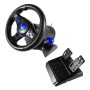 Руль игровой с педалями и коробкой передач для ноутбука пк ps2 ps3 pc usb vibration steering wheel гонки