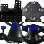 Руль игровой с педалями и коробкой передач для ноутбука пк ps2 ps3 pc usb vibration steering wheel гонки