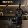Електрична кексниця з поворотом 180° та антипригарним покриттям RAF 500 1800W