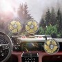 Автомобільний вентилятор потрійний 12 В, Чорний/ Мінівентилятор у машину/Вентилятор в авто/ Портативний вентилятор