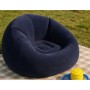 Надувне крісло-пуф Inflatable Sofa / Надувне крісло-мішок 110×110×85 см Темно-синій