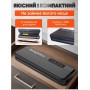 Вакууматор бытовой для продуктов пищи Vacuum Sealer X Pro 110W 60 кПа вакуумный упаковщик автоматический + 10 пакетов 10х25см