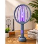 Мухобійка акумуляторна електрична складна знищувач комах UKC Electric Mosquito Swatter