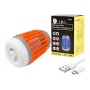 Кемпинговый фонарь аккумуляторный от насекомых и комаров 2 в 1 Powermaster W851 Оранжевый