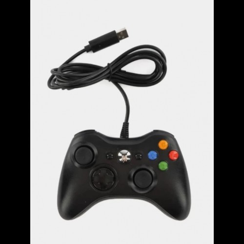 Джойстик PC360 в стиле XBOX проводной USB для компьютера Черный