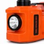 Набір 3в1 електродомкрат, компресор і ліхтар, 180 W, 12 V, 3.5 т, ZSY01-X, Жовтогарячий/Електричний домкрат для авто