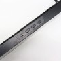 Настільний годинник будильник SM 601, від USB, Білий із зеленим + пульт/ Електронний годинник із термометром