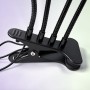 Світлодіодна фітолампа з таймером, 4 головки, від USB, 40 Вт / Гнучкий фітосвітильник для рослин