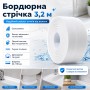 Самоклейна водонепроникна бордюрна стрічка 3.2 м х 38 мм, Білий/Клейка стрічка для ванн і раковин/пільта ізолятор для кухні