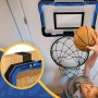 Баскетбольне кільце з електронним табло/Бузковий набір для баскетболу М'яч і Щит із кільцем зі звуковими ефектами