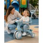 Блакитний Триколісний велосипед Baby Carriage 588 / Велосипед з батьківською ручкою і кошиком/Велосипед-коляска