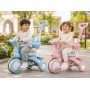 Блакитний Триколісний велосипед Baby Carriage 588 / Велосипед з батьківською ручкою і кошиком/Велосипед-коляска