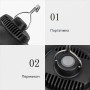 Акумуляторна кемпінгова лампа Lamp SSP-09 18×8 см, 200 Lm, з USB-зарядкою і підвісним гачком