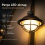 Акумуляторний ретро LED-ліхтар SSP-10 для кемпінгу з USB-зарядкою, димуванням і регулюванням кольору світла до 1000Lm