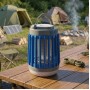 Кемпинговый фонарь аккумуляторный от насекомых и комаров 2 в 1 Powermaster W851 Синий