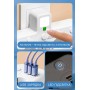 Мережевий адаптер 8625UL з нічником, 4 розетки + USB + Type-C (17559/MG) Білий