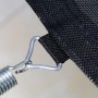 Дитячий батут Fitonix 140 см із захисною сіткою та 6 опорними ніжками, синій