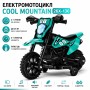 Електромотоцикл для дітей Cool Mountain 26X-130 / Дитячий електро мотоцикл з LED-підсвічуванням та музикою Зелений