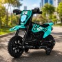 Електромотоцикл для дітей Cool Mountain 26X-130 / Дитячий електро мотоцикл з LED-підсвічуванням та музикою Зелений