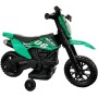 Електромотоцикл для дітей Cool Mountain 26X-130 / Дитячий електро мотоцикл з LED-підсвічуванням та музикою Зелений