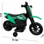 Електромотоцикл для дітей Cool Mountain 26X-130 / Дитячий електро мотоцикл з LED-підсвічуванням та музикою Зелений
