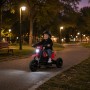 Електромотоцикл для дітей Cool Mountain 26X-130 / Дитячий електро мотоцикл з LED-підсвічуванням та музикою Червоний
