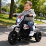 Електромотоцикл для дітей Cool Mountain 26X-130 / Дитячий електро мотоцикл з LED-підсвічуванням та музикою Білий
