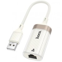 Сетевой адаптер USB to RJ45(LAN), 100 Мбит/с, HOCO UA41 / Сетевая карта / Интернет адаптер