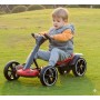 Дитячий складаний електромобіль Go-Kart з акумулятором та пультом електрокар Червоний
