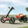 Дитячий складаний електромобіль Go-Kart з акумулятором та пультом електрокар Червоний