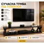 Сучасна тумба під телевізор із полицями з дзеркального скла AND YM174