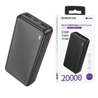 Внешний аккумулятор Power bank Borofone J56A 20000 мАч 22.5 Вт быстрая зарядка черный