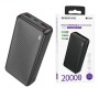 Внешний аккумулятор Power bank Borofone J56A 20000 мАч 22.5 Вт быстрая зарядка черный