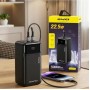 Внешний аккумулятор Power bank AWEI PA106 50000 мАч 22.5 Вт быстрая зарядка Черный