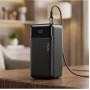 Внешний аккумулятор Power bank AWEI PA106 50000 мАч 22.5 Вт быстрая зарядка Черный