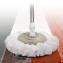 Швабра кругла з відром та віджимом SPEED 8 Clean Expert LY-911, бежева, комплект для миття підлоги