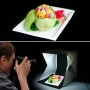Фотобокс с подсветкой (22×21×21см), HA -151 от USB, Белый / Лайтбокс / Световой лайткуб
