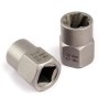 Набор экстракторов 14шт, Nut Extractor, AN ES-14 Черный / Набор для откручивания болтов / Набор головок для поврежденных болтов