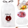 Харчові пакети кришки на гумці, 100 шт. ND-68-30 Freshness storage bag, Прозорі/Поліетиленові пакети для їжі