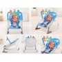 Гойдалка для дітей Блакитна/ Шезлонг-гойдалка дитячі музичні/Колибель для малюків