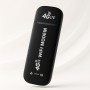 4G USB-модем, 150 Мбіт, Чорний/с, радіус 15 м/ Мобільний модем 4G/WiFi модем портативний