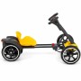 Електрокарт дитячий 6км/год, до 50кг, Karting, Жовтий / Електричний карт складний / Дитячий електромобіль
