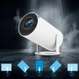 Проєктор із 2 джойстиками та пультом, WiFi, Bluetooth, M300 MAX, Білий/Смарт проєктор з іграми/Ігровий проєктор
