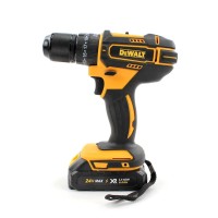 Ударный шуруповерт с набором инструментов / Шуруповерт в кейсе 2АКБ 24V 1500mAh X-528 Желтый