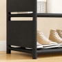 Розкладна шафа-стелаж RIAS YH7702-1 з полицею для взуття 170x60x36 см Black