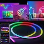 Розумна неонова стрічка від USB, 10 м, пульт + Bluetooth, Rgb/RGB стрічка/Гнучкий неон/Міжий неон/Дінка світлодіодна