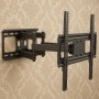 Кронштейн для телевізора 26-55", до 50 кг, PT002, Чорний/Поворотний кронштейн для телевізора/кріплення для телевізора