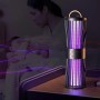 Лампа-ловушка для комарів LY-936 USB безшумна з функцією нічника й електричною сіткою 3000 В, чорна