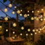 Вулична гірлянда від мережі 20 Led, 5 м, Білий/LED гірлянда кульки на дерево/Гірлянда світлодіодна